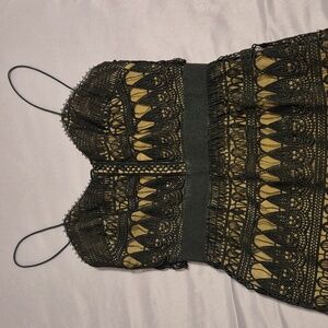 Self portrait black long dress XS